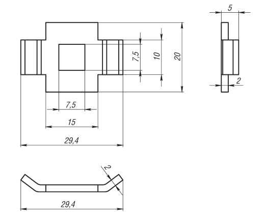 Соединитель двойной ПАС2.0.0.0.0.1